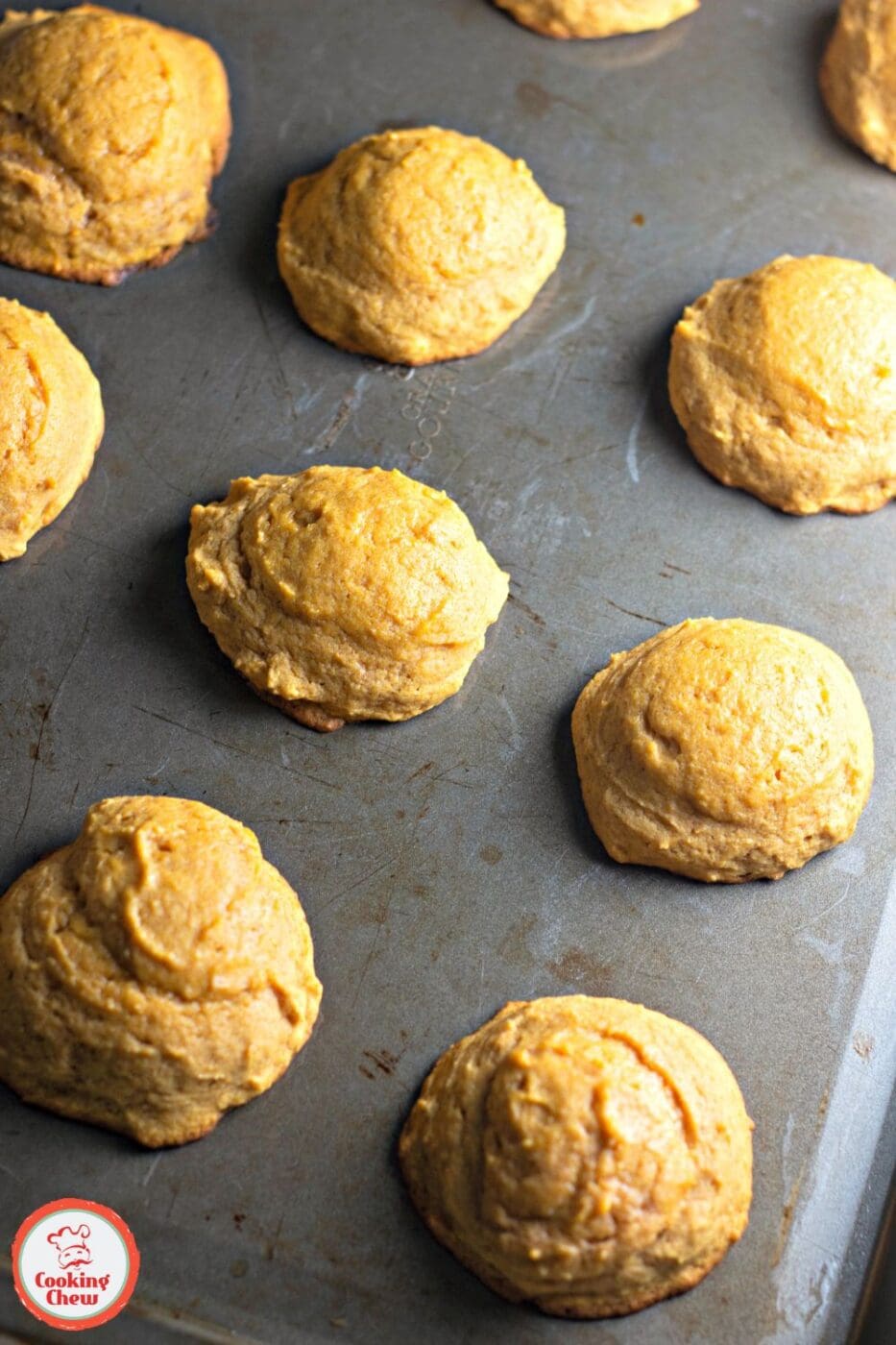 Irresistible pumpkin cookies with a creamy frosting.