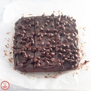 Quick fall dessert with 3-ingredient pumpkin brownies.