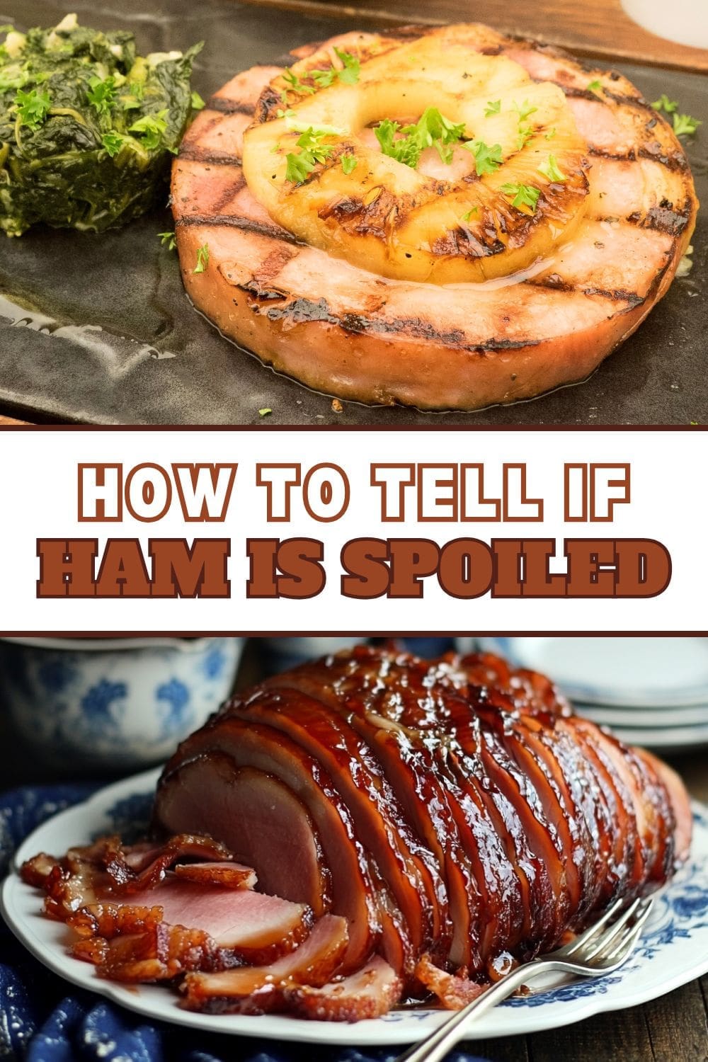 A guide on recognizing spoiled ham through smell, texture, and discoloration.