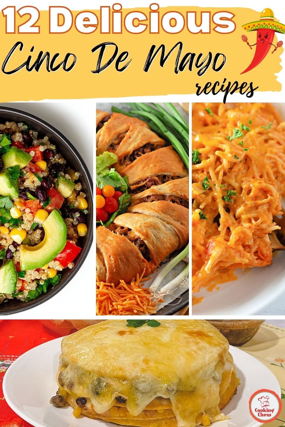 A spread of easy Mexican dishes, including tacos and enchiladas, ready for a party.
