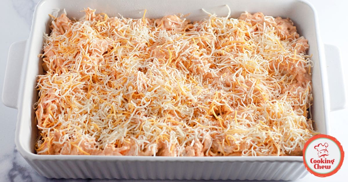 Mexican-inspired chicken spaghetti with bold, cheesy flavors.