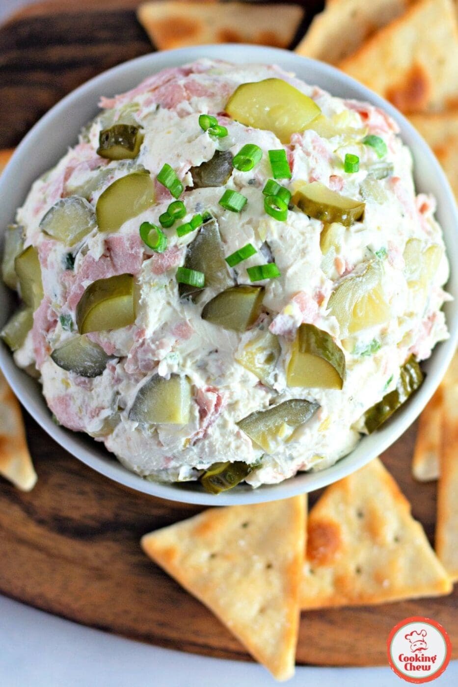 Creamy, tangy dill pickle dip perfect for snacks and parties, made in just 5 minutes