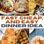 A collection of 18 quick and easy dinner ideas for busy nights and budget-friendly meals.