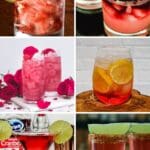 A selection of memorial day drinks, showcasing vibrant, summer-inspired cocktails.