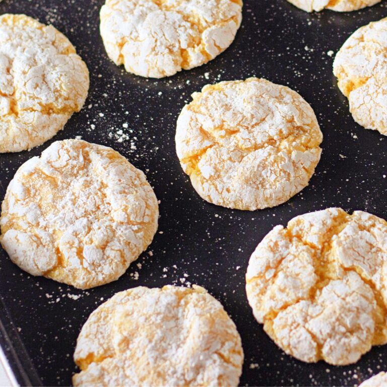 Light & Soft Chewy Lemon Cookies – A Quick 4-Ingredient Recipe