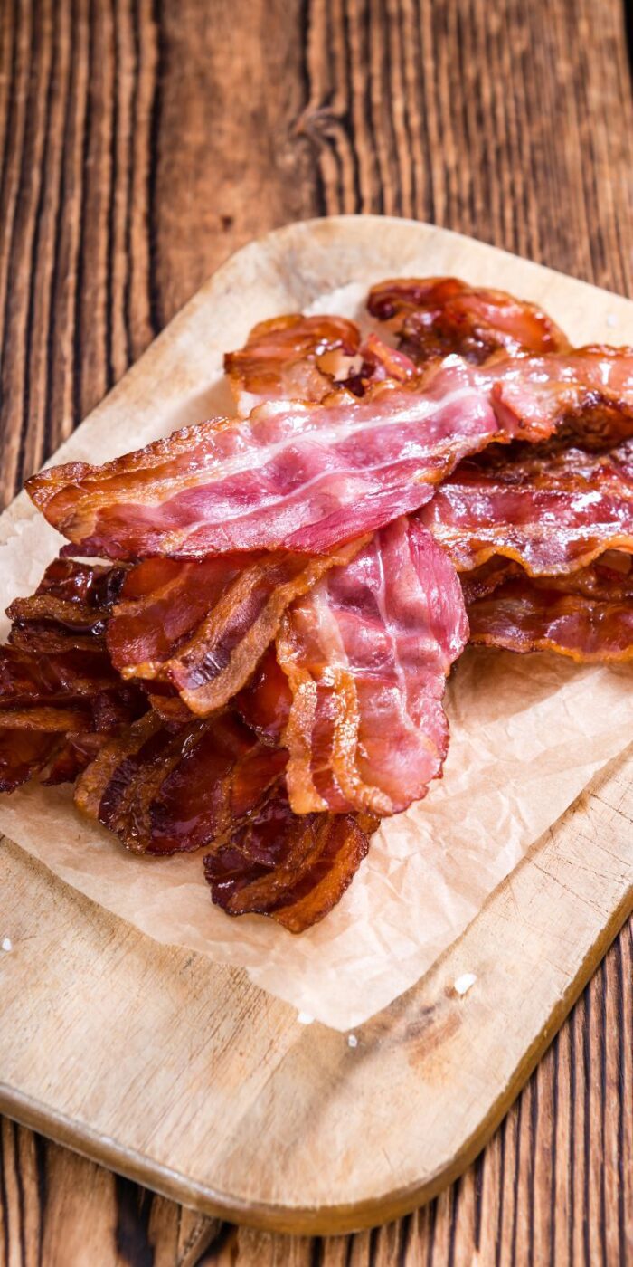 How to cook extra crispy bacon in an air fryer easily.