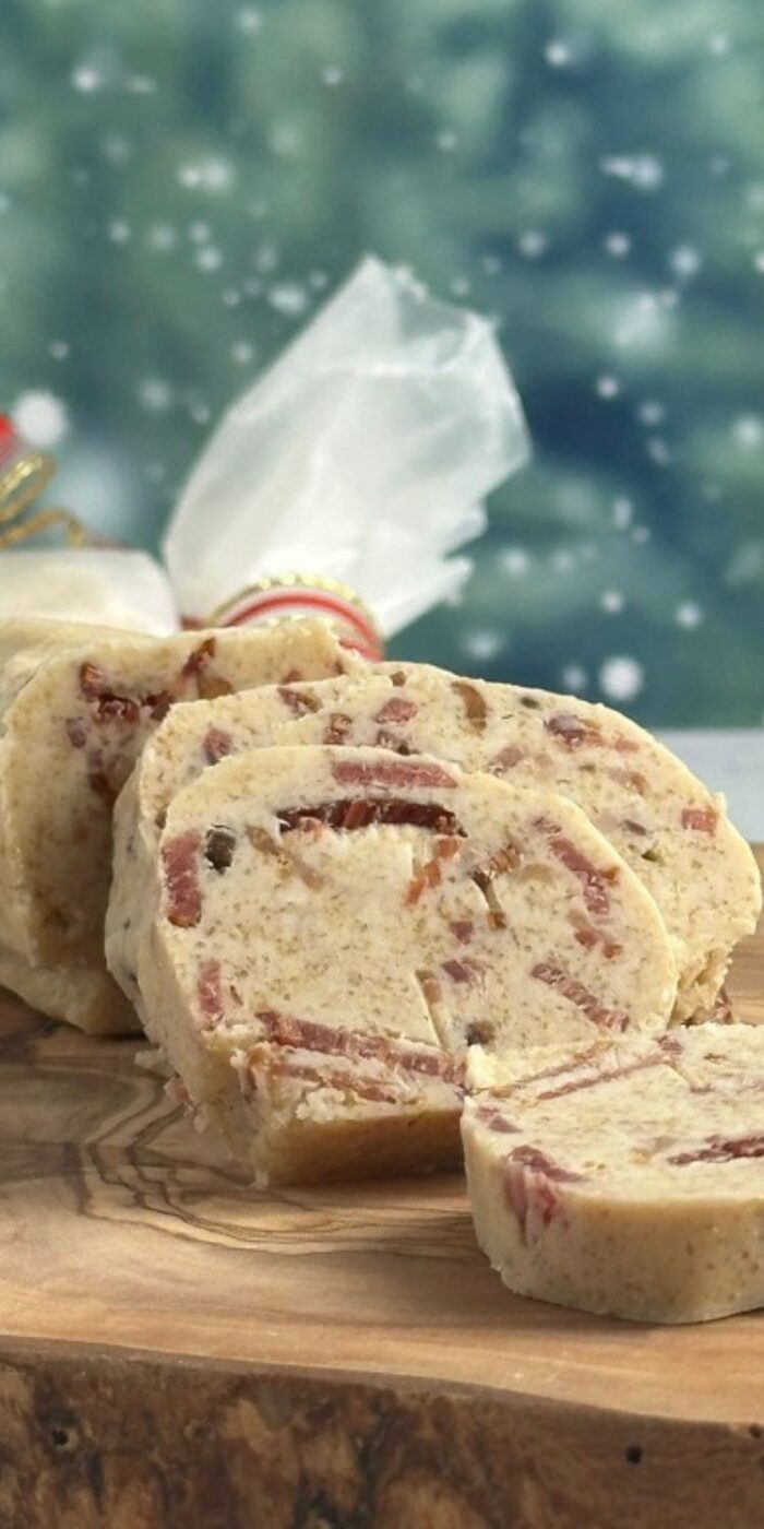 Easy recipe for sweet and savory maple bacon flavored butter.