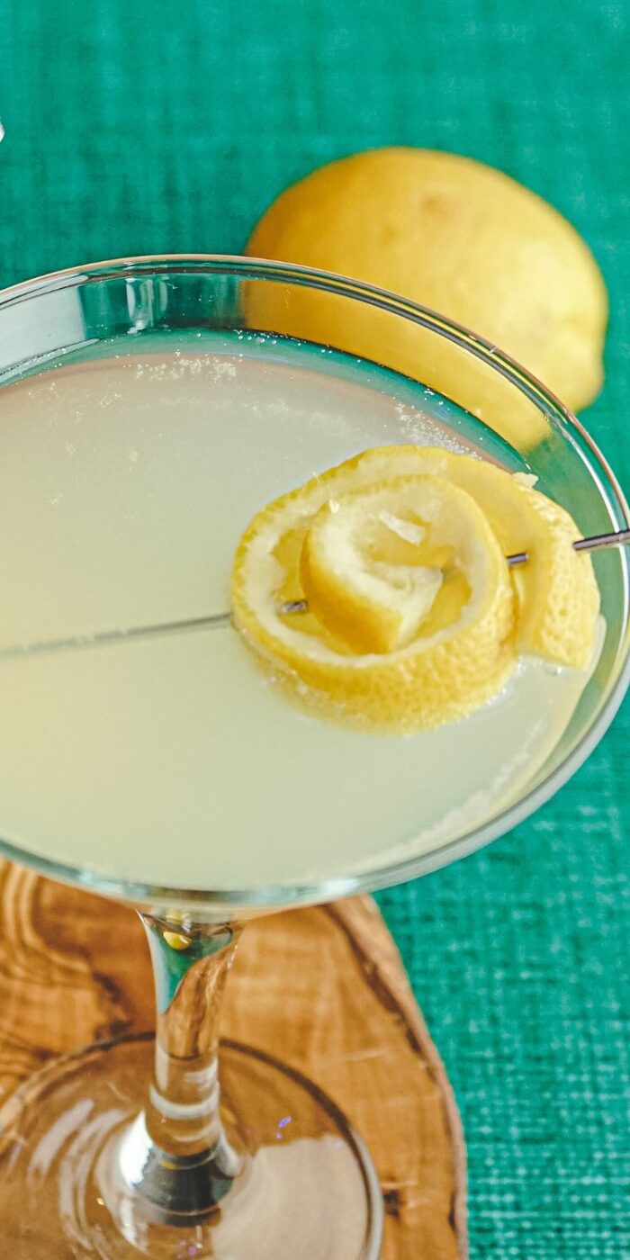 Easy and refreshing zesty lemon vodka cocktail recipe.